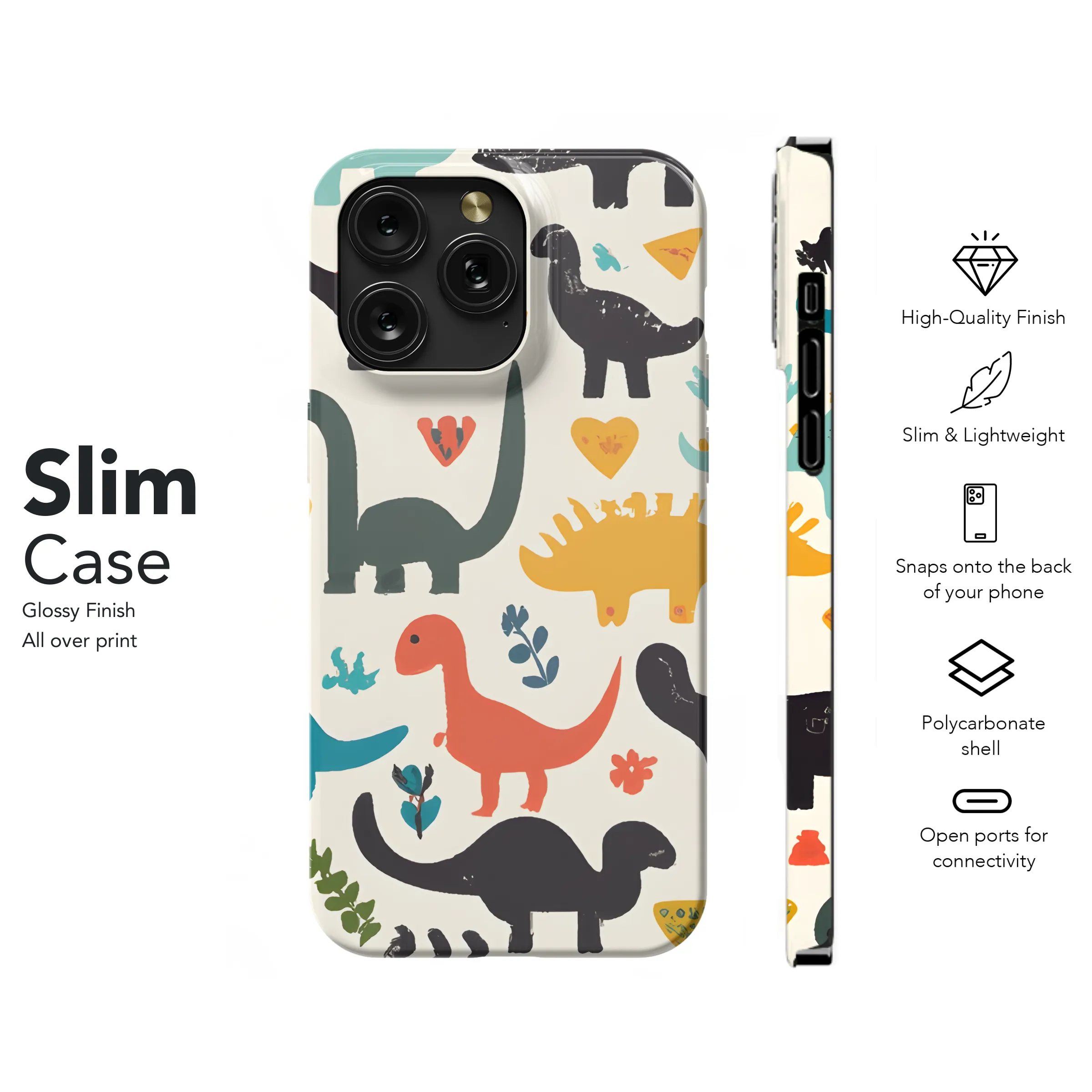 Minimalist Dinosaur Phone Case iPhone Samsung Cover Pixel 2928