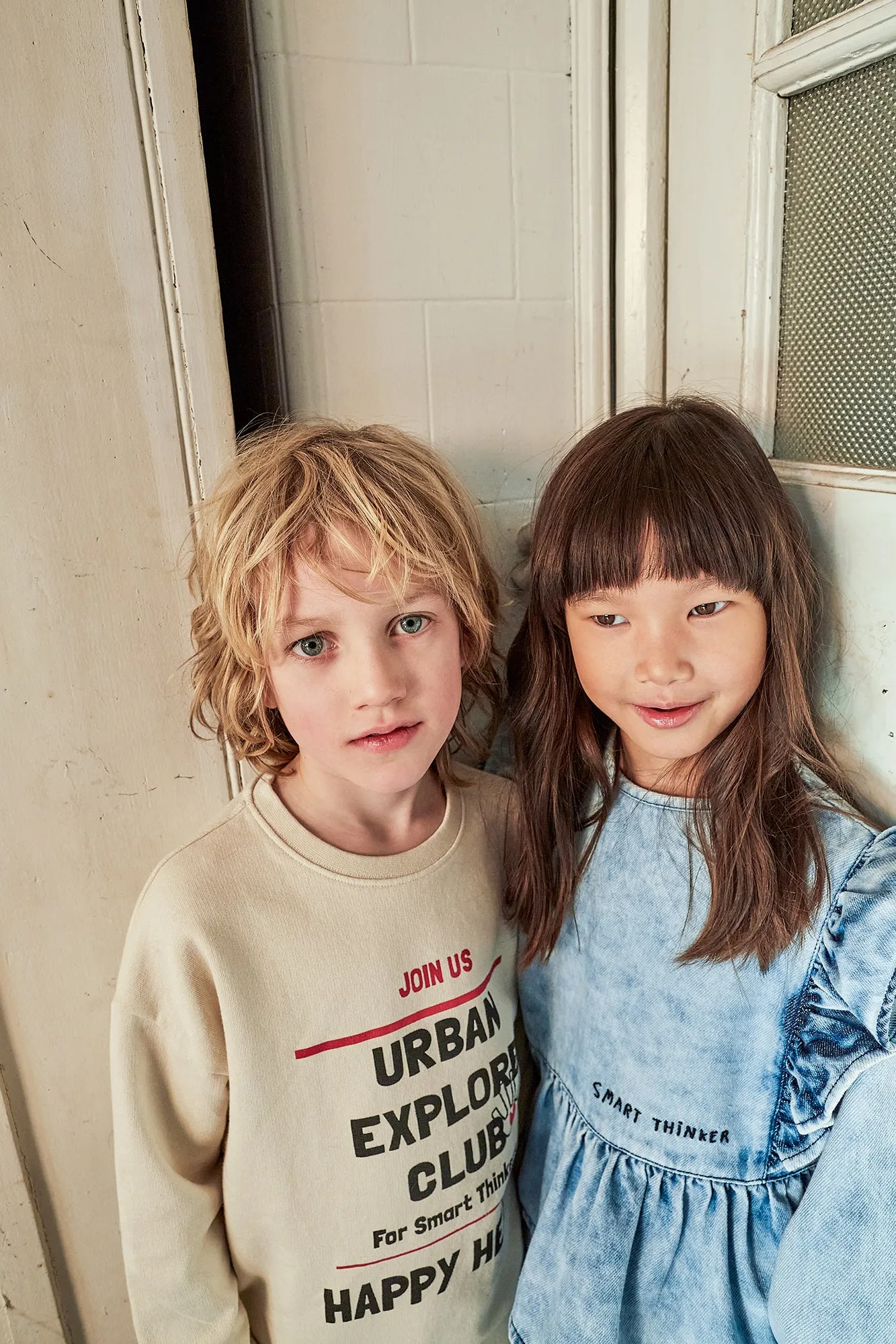 Natural 'Urban Explore Club' Relaxed Fit Sweater