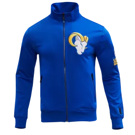 NFL LOS ANGELES RAMS CLASSIC MEN'S DK TRACK JACKET (ROYAL BLUE)
