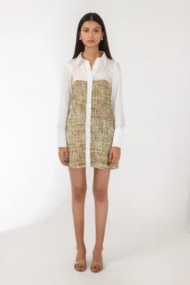 Olivia Handwoven Shirt Dress