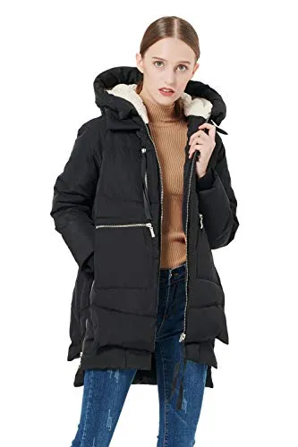 Orolay Women's Thickened Down Jacket Black Xs