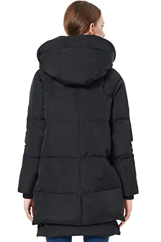 Orolay Women's Thickened Down Jacket Black Xs