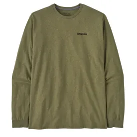 Patagonia Long Sleeve P-6 Logo Responsibili-Tee Buckhorn Green
