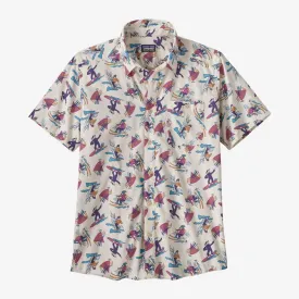 Patagonia M's Go To S/S Shirt-Mr. Badger: Dark Natural