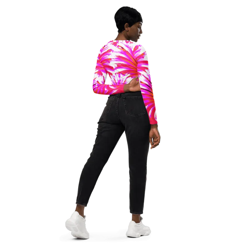 "Heartbeat Couture" Collection - Recycled Long Sleeve Crop Top