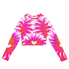 "Heartbeat Couture" Collection - Recycled Long Sleeve Crop Top