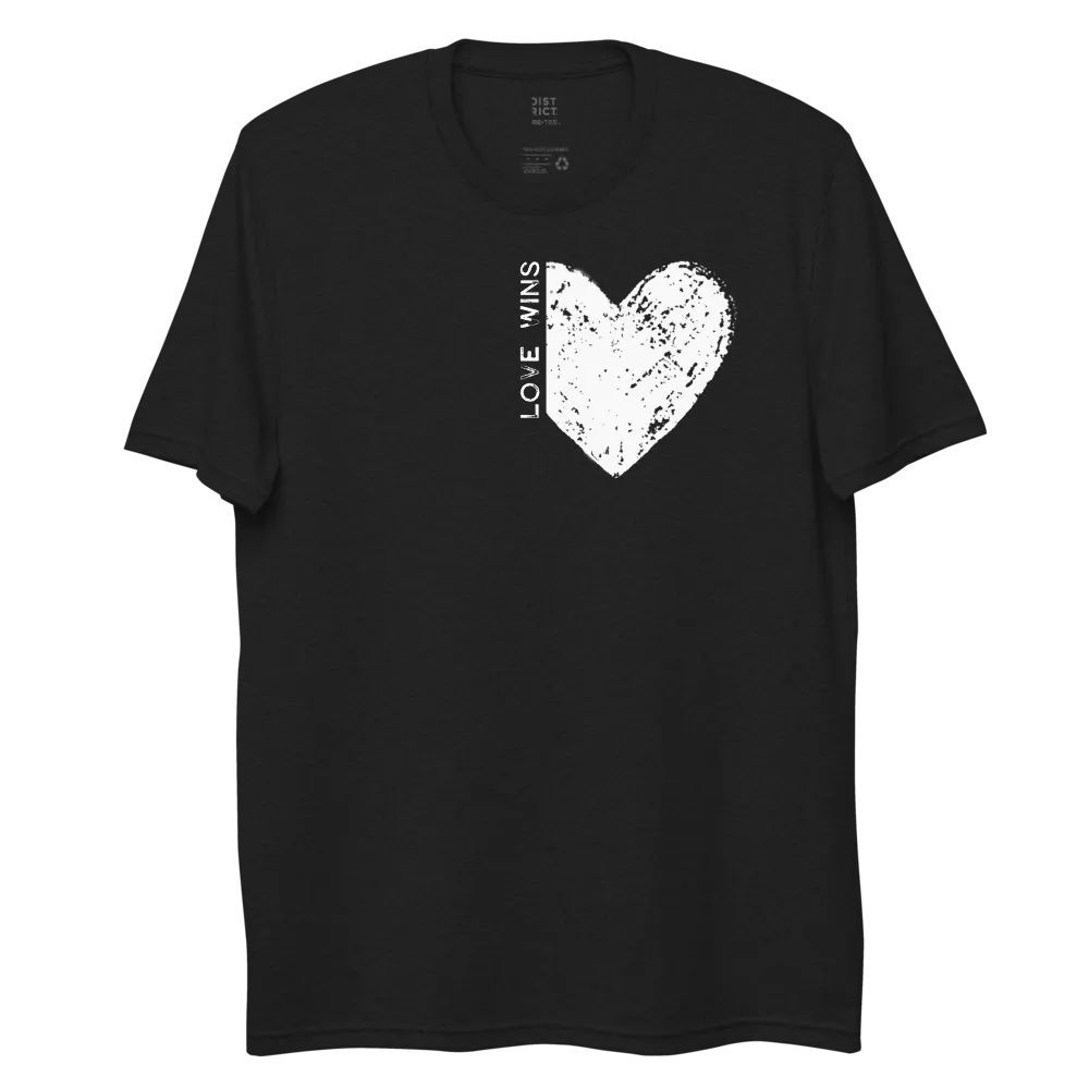 "LOVE WINS" RECYCLED TEE