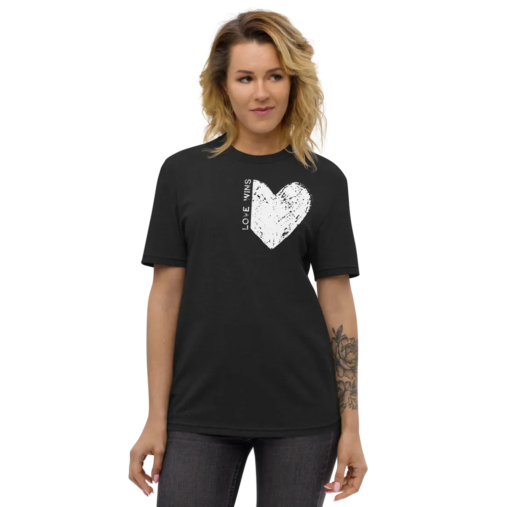 "LOVE WINS" RECYCLED TEE