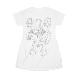 Rector All Over Print T-Shirt Dress