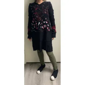 Recycled no waste felted Sweater dress tunic