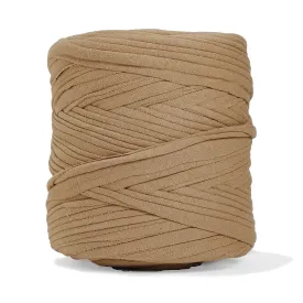 Recycled T-Shirt Fabric Yarn - Mocha Color