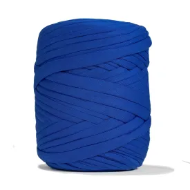 Recycled T-Shirt Fabric Yarn - Royal Blue Color