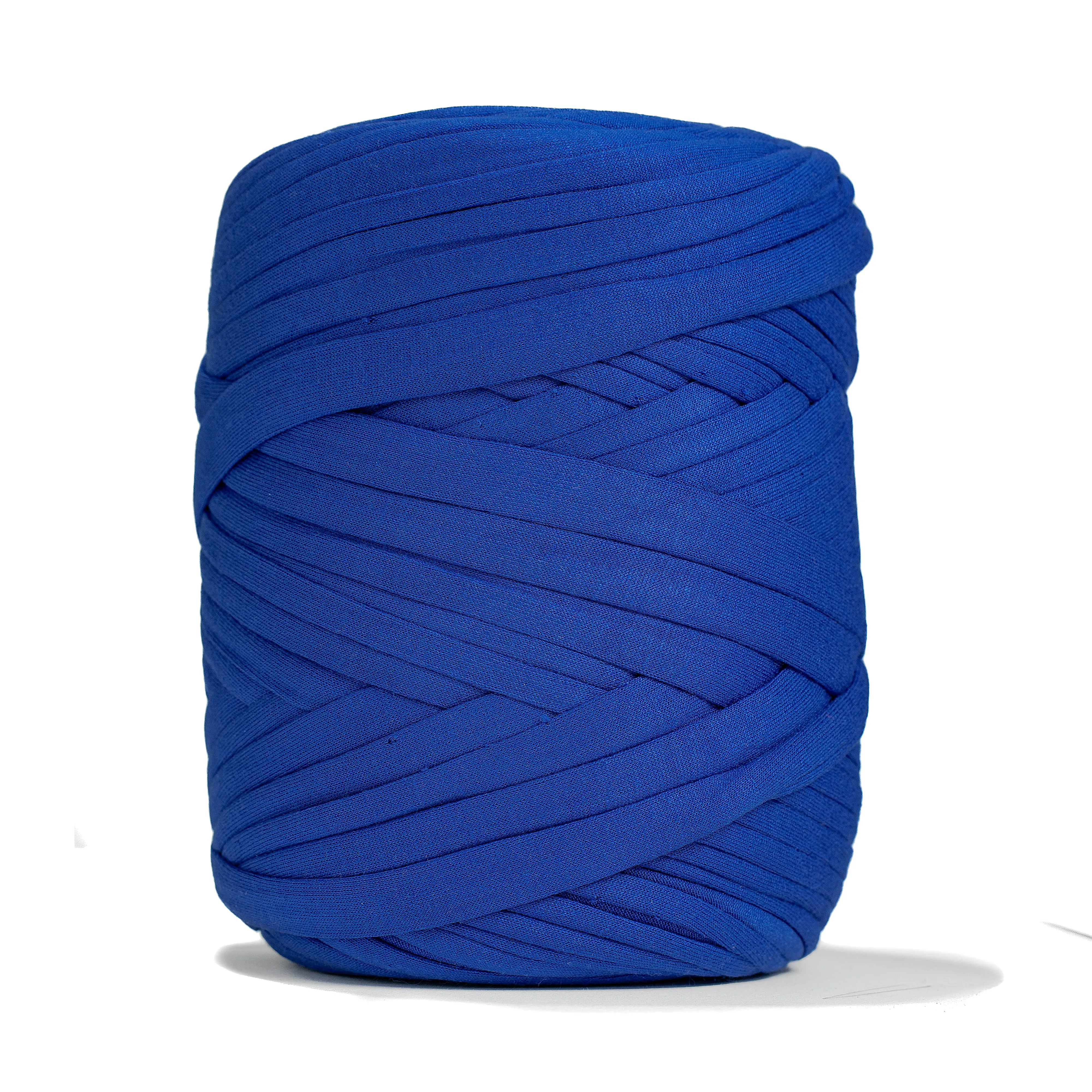 Recycled T-Shirt Fabric Yarn - Royal Blue Color