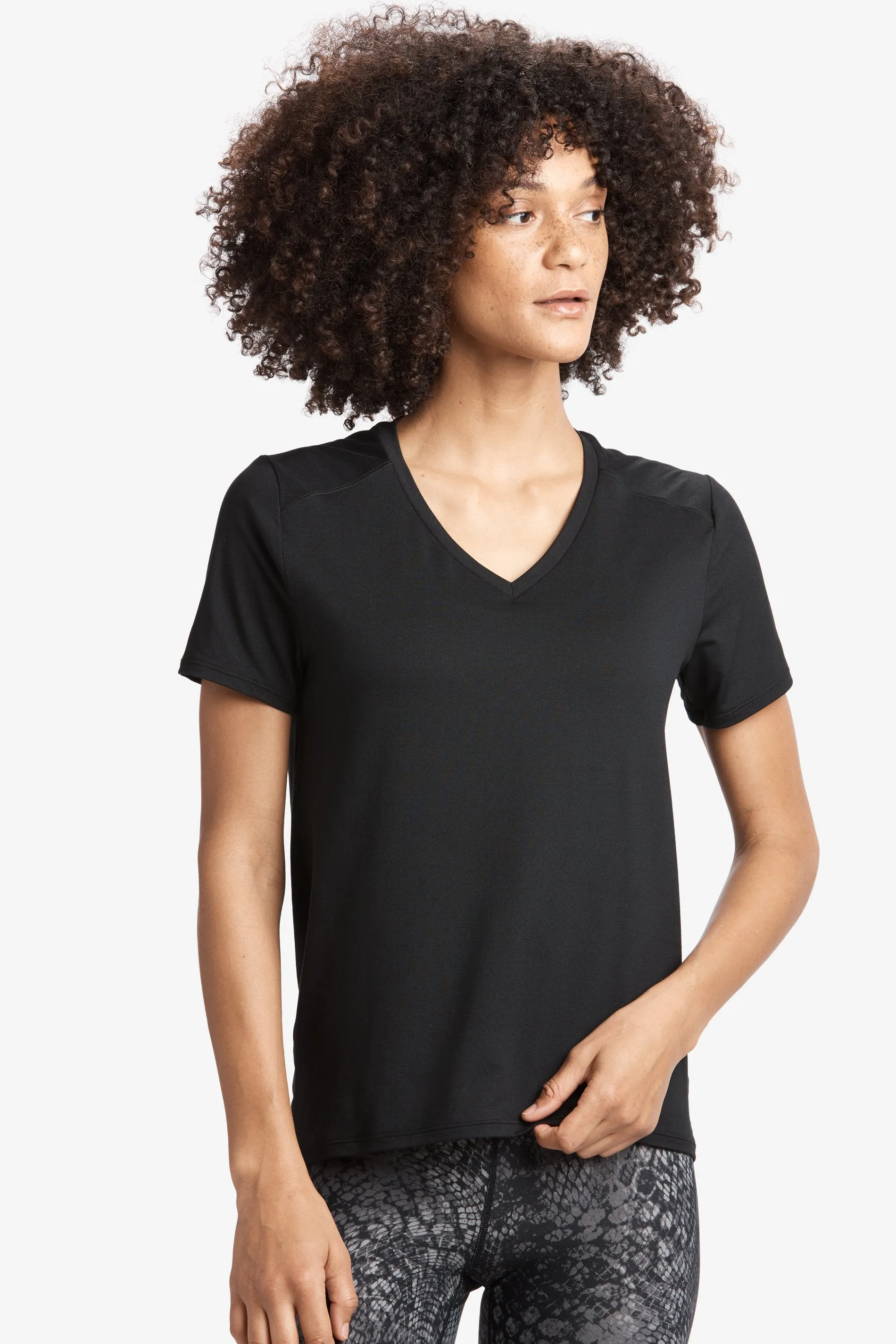 REPOSE SHORT SLEEVE TOP