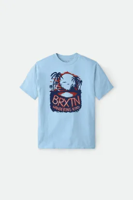 Sagen Crossover S/S Standard Tee - Sky Blue