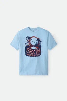 Sagen Crossover S/S Standard Tee - Sky Blue