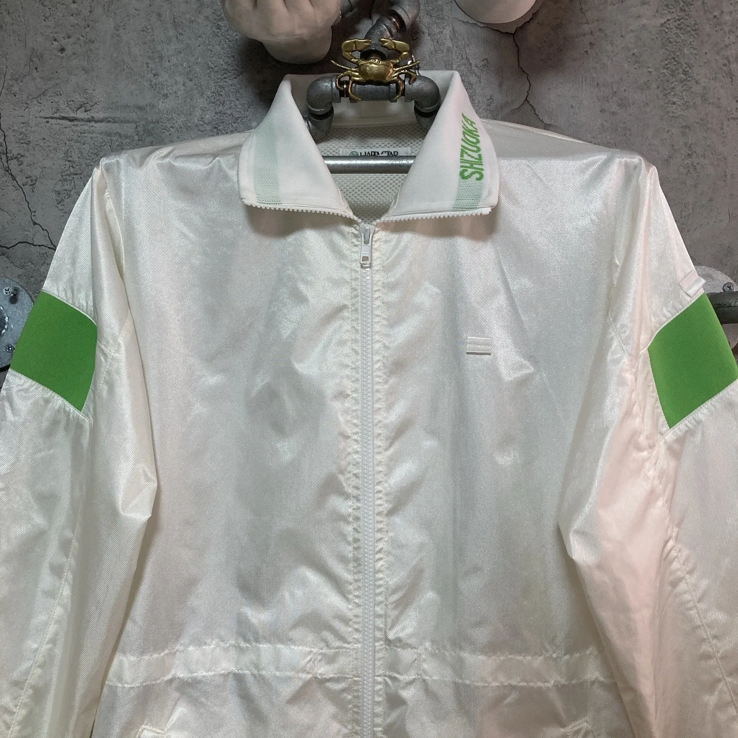 Shizuoka nylon jacket white green