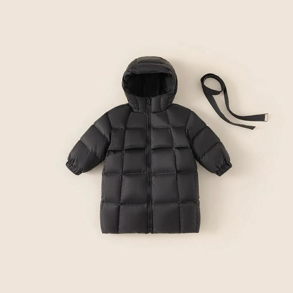 Sienna Solid Color Protective Long Down Coat