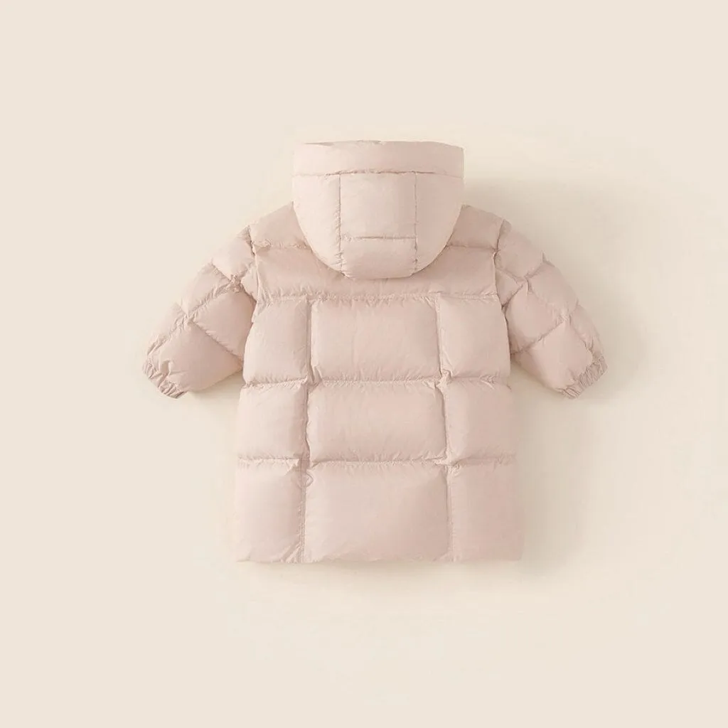 Sienna Solid Color Protective Long Down Coat