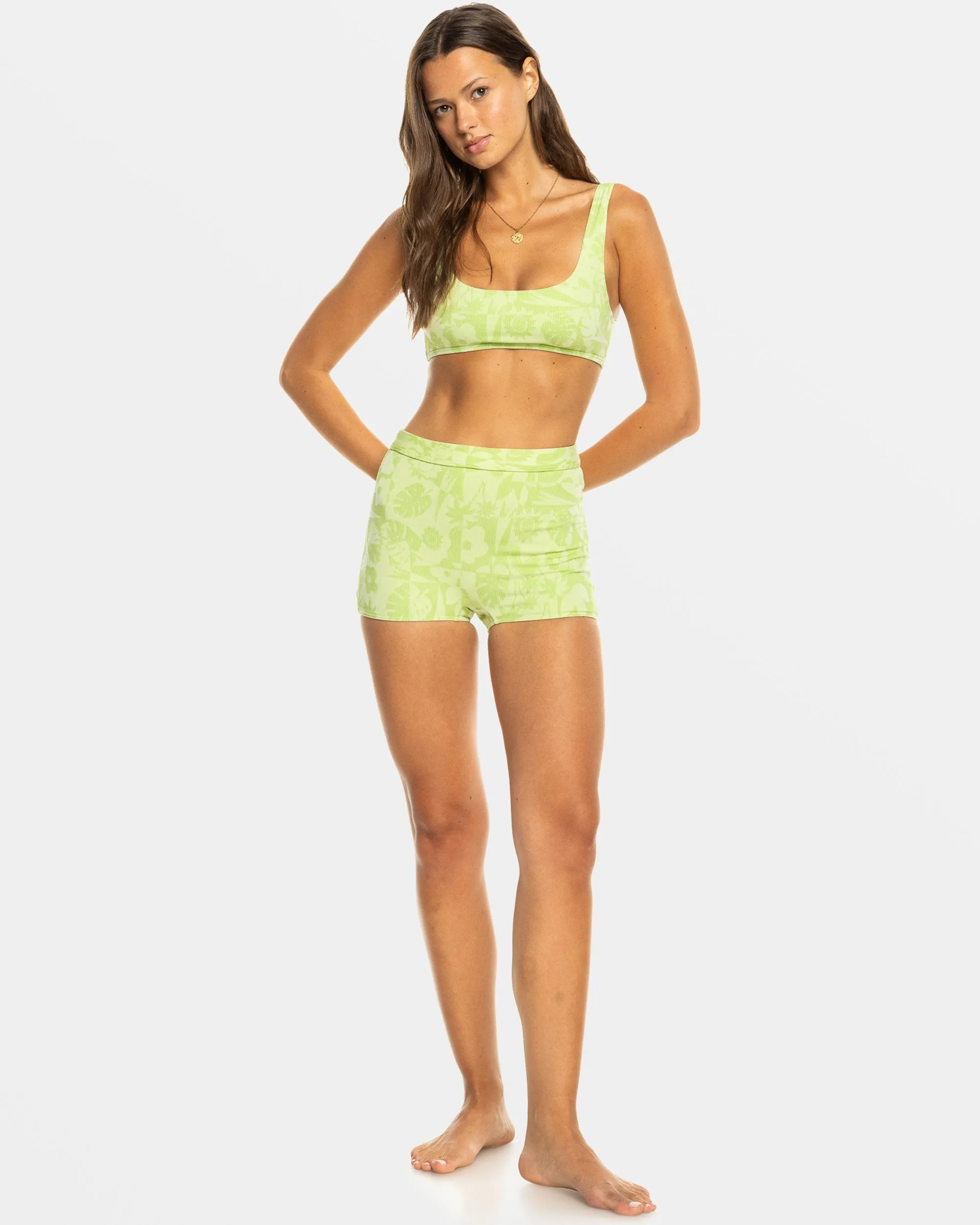 Solaria Bralette Bikini Top - Tomatillo