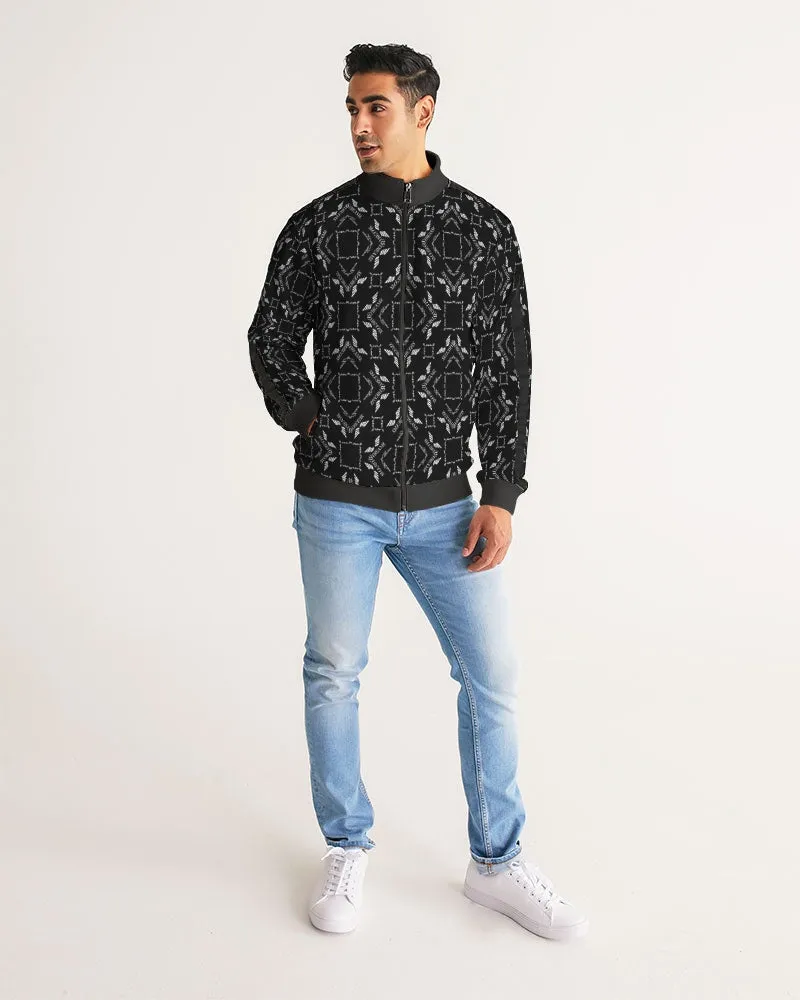 Streamz Black Diamonds Men's Stripe-Sleeve Track Jacket