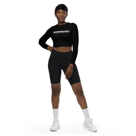 Suffragist Recycled long-sleeve crop top
