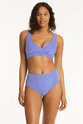 Varsity Cross Front Multifit Bra