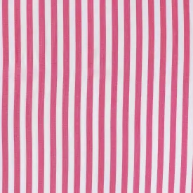 Viscose Lawn - Yarn Dyed Stripe - Pink