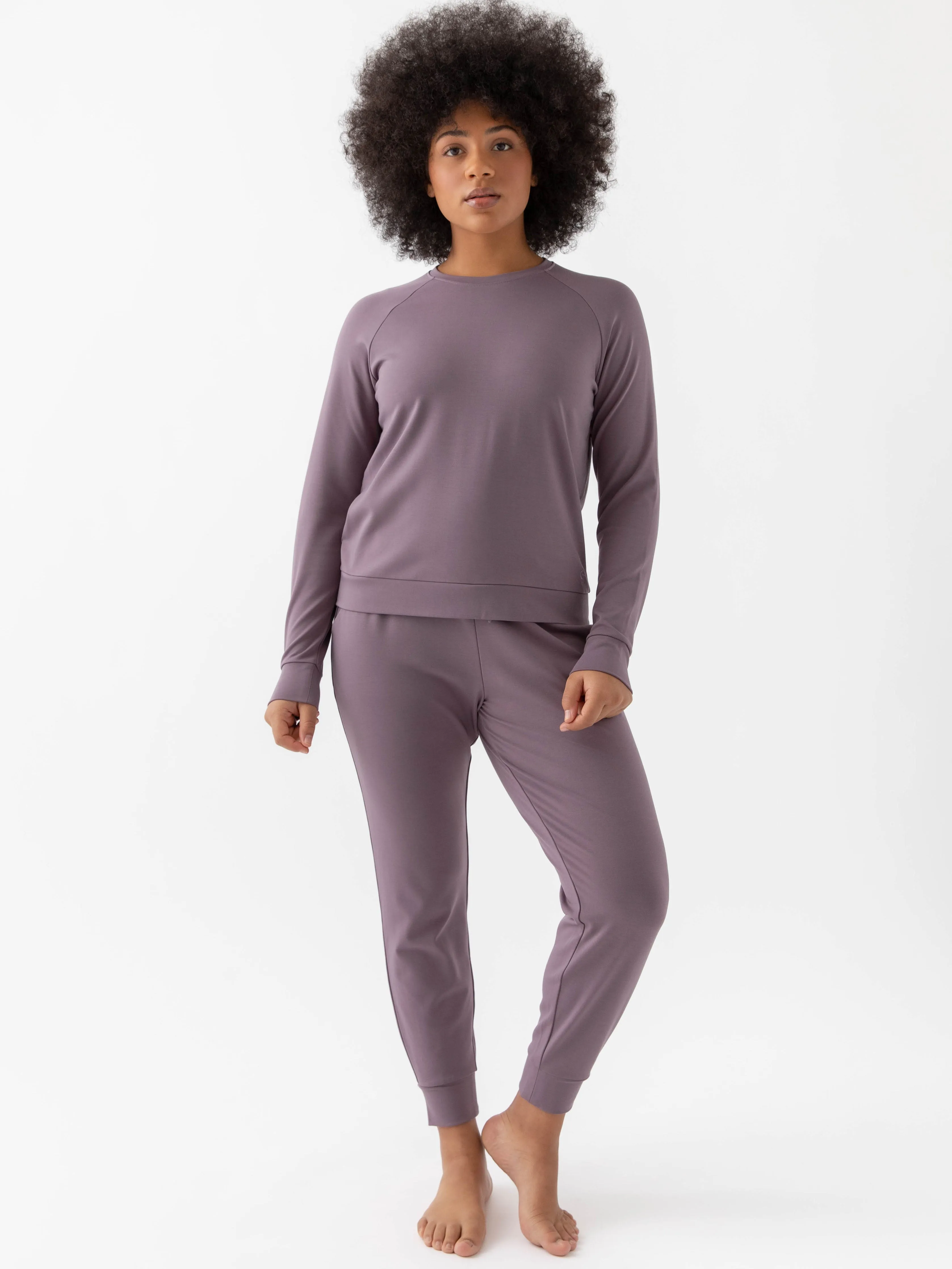 Women's Brushed Bamboo Pullover Crew